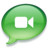 iChat groen 2 Icon